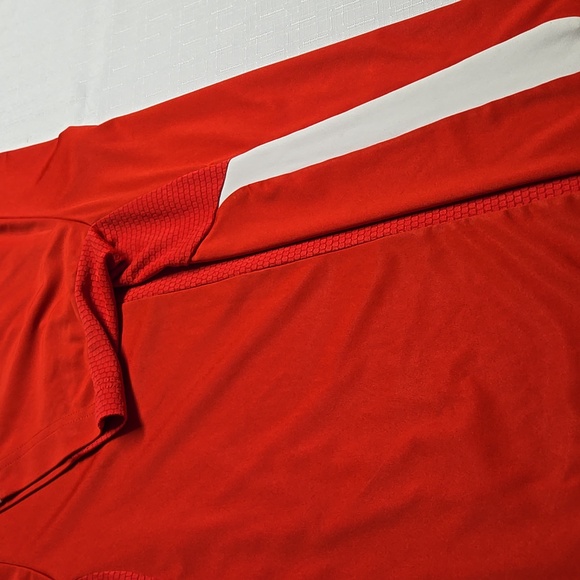 Adidas originaL Short sleeves men's small clima365 red jersey, mint VTG shape - Picture 12 of 13